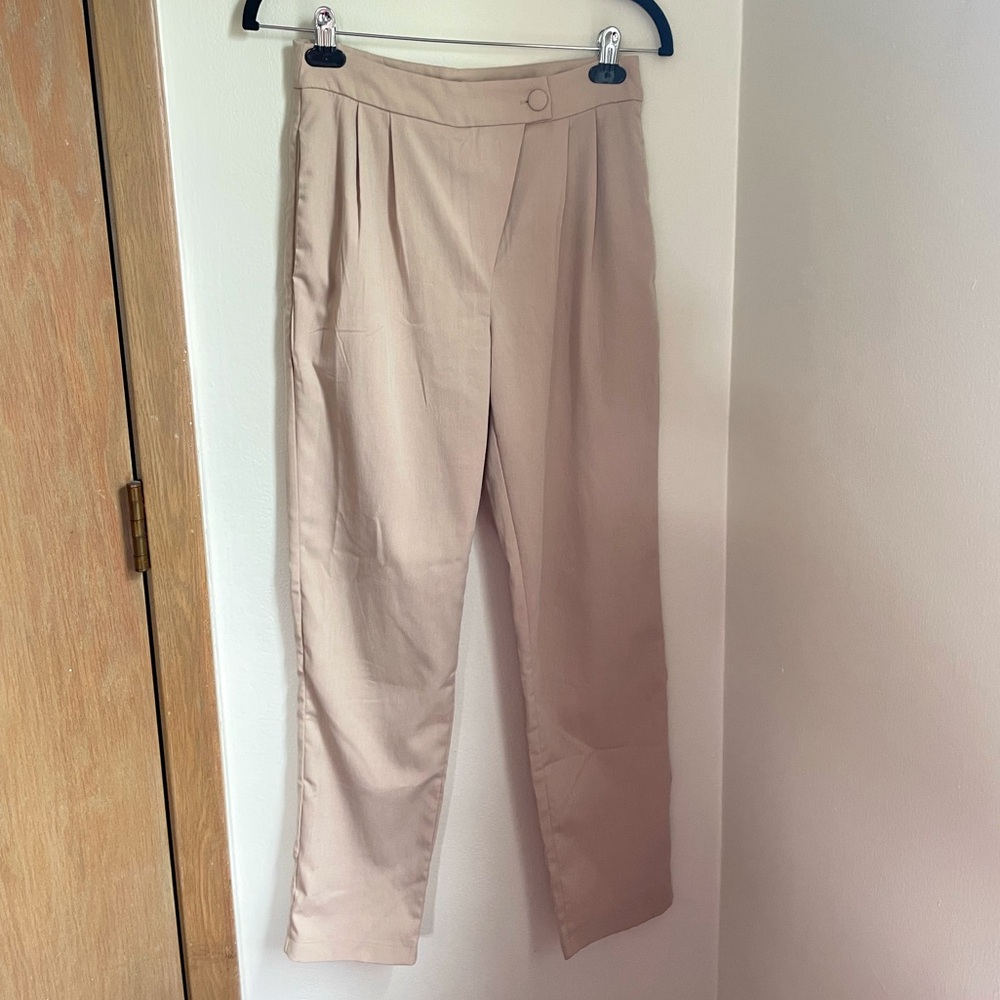 Elegant Tan Women's Pants